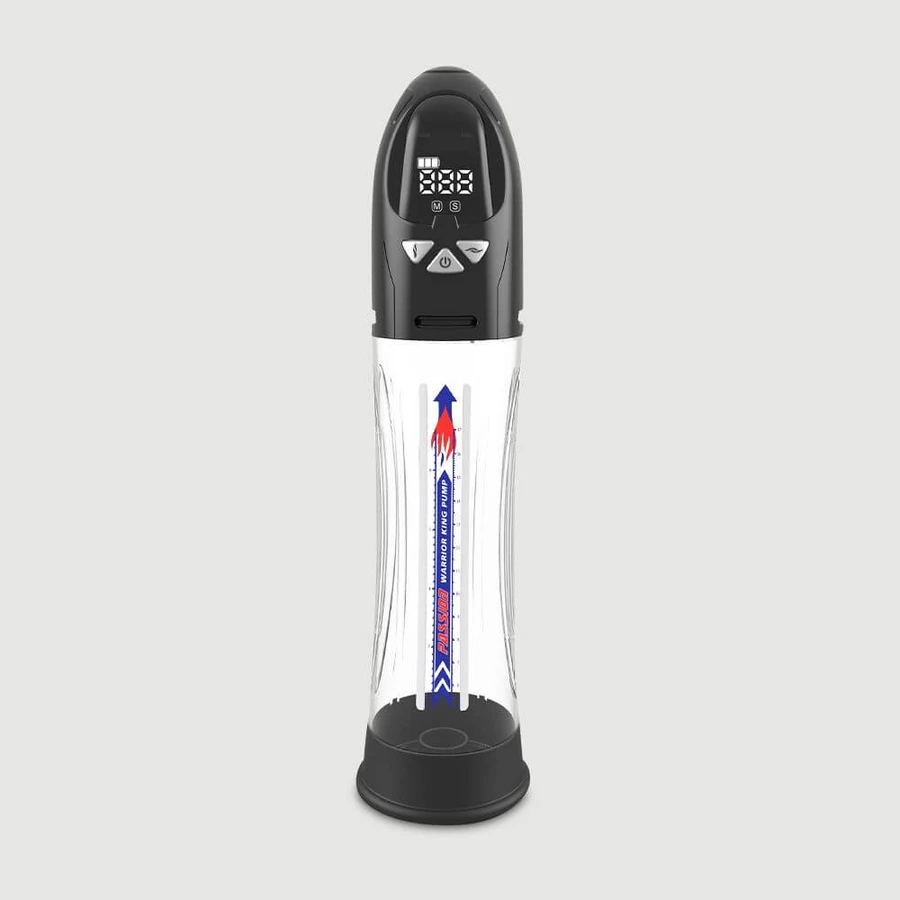 Pump My Dick LCD Waterproof Hydro Penis Pomp - Transparant