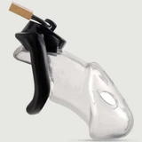 Rikers Locking Chastity Device - Transparent