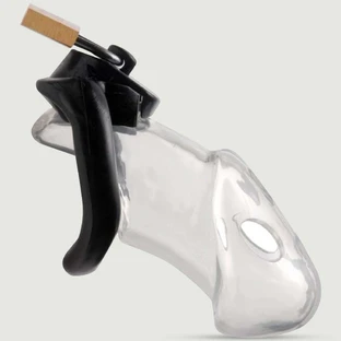 Rikers Locking Chastity Device - Transparent