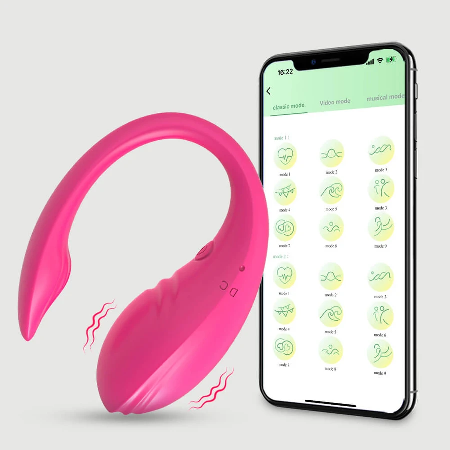 Sexopolis Kala App Controlled Silicone Premium Vibrator - Pink