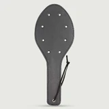 Big Candy Spank Series Spoon Shaped Paddle With Holes - Black