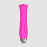 Mini vibrator cu limba mea din silicon - roz