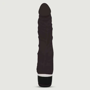 Sexopolis Realistics Classic Original Slim Realistic Vibrator - Black