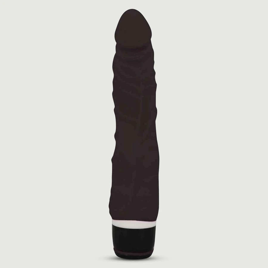 Sexopolis Realistics Classic Original Slim Realistic Vibrator - Black