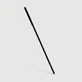 Sonda uretral de silicona acanalada 240 x 4 mm - Negra