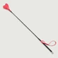 Leather Heart Crop With Red Handle 66 cm - Red