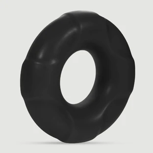 Forto F-33 17 mm Inel pentru penis mic din silicon - negru