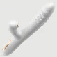 The Crazy Swing Silicone Rabbit Vibrator With Thurst &amp; Rotate Modes - White