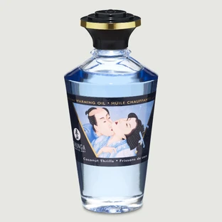 Shunga Aphrodisiakum & wärmendes Kuss-Öl Kokosnuss Nervenkitzel - 100 ml