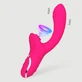 Lilo Silicone Konijn Vibrator met Clitorale Zuigkracht - Roze