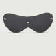 Leather Blindfold Mask With Stitching - Black