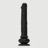 The Pussy Rotator Remote Controlled Premium Silicone Rotating Vibrator with Suction Cup - Black