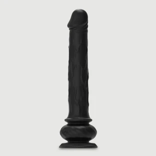 The Pussy Rotator Remote Controlled Premium Silicone Rotating Vibrator with Suction Cup - Black