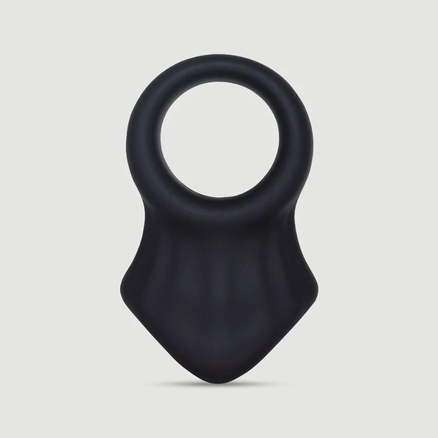 Flexible My Ball Bag Liquid Silicone Cock & Ball Ring - Negro