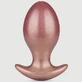 Plug anal redondo Wonder de silicona - Bronce