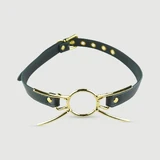 Verstellbarer Spinnenknebel mit Metallring - Gold