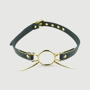 Verstelbare spiderknevel met metalen ring - Goud