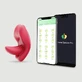 Your Tongue On Me Application Controlled Vibrating Stimulator - Red