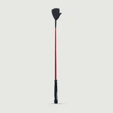Crop Poliertes Leder 26" - Rot
