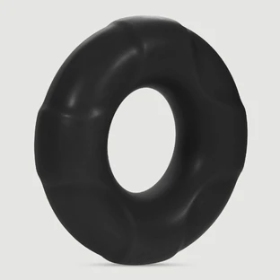 Forto F-33 21 mm Silicone Medium Cock Ring - Zwart