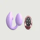 Wonderlover Premium Flexible G-Spot Vibrator with Clitoral Suction - Purple