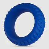 Forto F-12 35 mm Cock Ring With Outer Ribs - Blue
