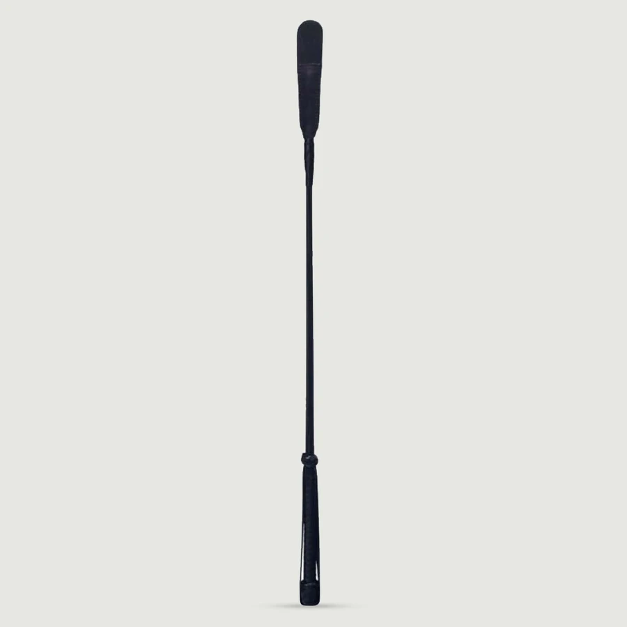 Slap Crop Cuero Nubuck 26" - Negro