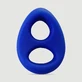 Driehoek Vloeibare Silicone Flexibele Cock Ring 45 mm - Blauw