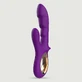 J'Adore Silikon gerippt Rabbit Vibrator - Lila