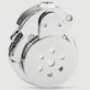 Metalen kuisheidskooi met plat slot 2,5 x 3,5 cm - Zilver