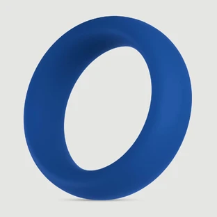 Forto F-64 Petit anneau en silicone de 40 mm de large - Bleu