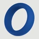 Forto F-64 Anillo de silicona para pene pequeño de 40 mm de ancho - Azul