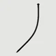 Sonda uretral de silicona 300 x 8,5 mm - Negra