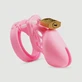 Softy Plastic Kuisheidskooi Met Slot - Roze