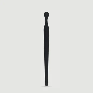 100 x 3,5 mm Silikon-Urethral-Schall - Schwarz