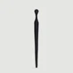 100 x 3.5 mm Silicone Urethral Sound - Black