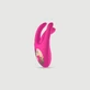 The Flicking Finger Silicone Clitoral Vibrating Stimulator - Pink