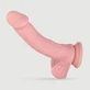 Marco 20 cm Realistic Silicone Dildo with Balls &amp; Suction Cup - Flesh