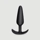 Anchor Silicone Large Beginner's Butt Plug - Schwarz
