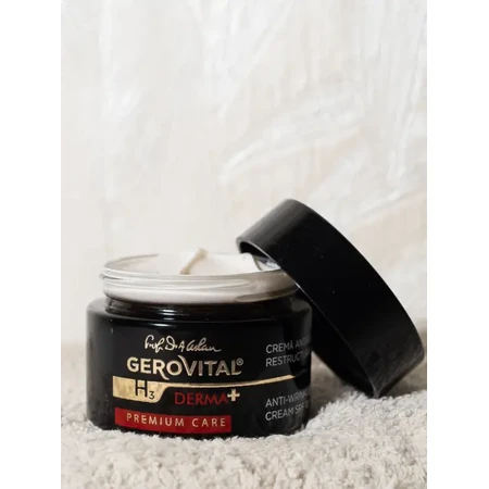 Gerovital H3 Derma+ Premium Care Anti-Rimpel Herstructureringscrème SPF 10, 50 ml, Farmec