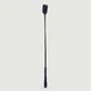 Crop Polished Grain Leder 26" - Schwarz