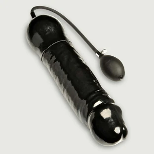 Consolador Hinchable Gigante 33 cm x 7 cm - Negro