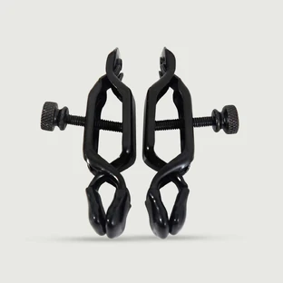 Nipple Clamps With Screw Adjuster - Black