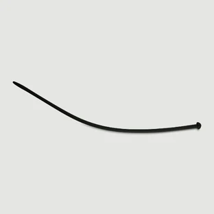 300 x 6.5 mm Silicone Urethral Sound - Black
