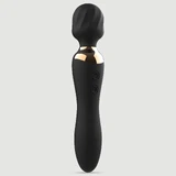 Vibro-Wall Premium Silicone Massage Wall Stimulator & Vibrator 2 in 1 - Black