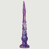 Liquid Silicone Splinter Silikon Monster Anal Dildo 54 cm - Lila