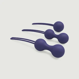 Per'Fit Silicone Kegel Ball Set - Blue