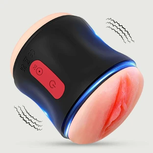De Double Stroker vibrerende masturbator met 10 functies