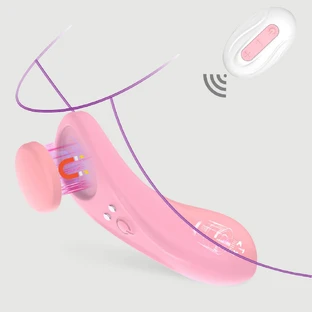 Tiana Panty Vibrateur en silicone télécommandé - Rose