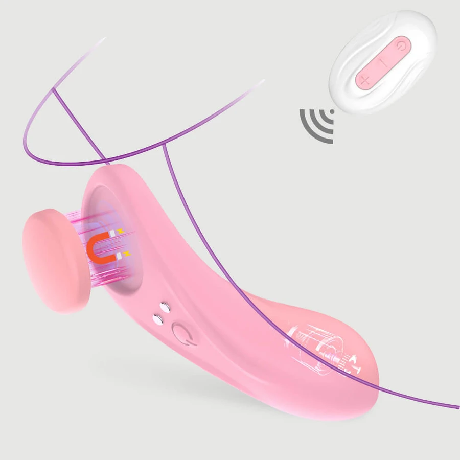 Tiana Panty Vibrateur en silicone télécommandé - Rose